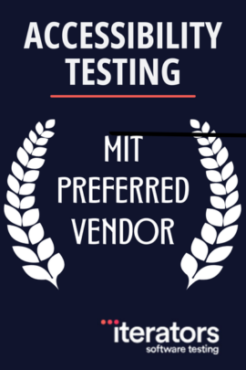 Iterators MIT Preferred Vendor Accessibility Testing